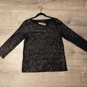NWT J.Crew sequin top